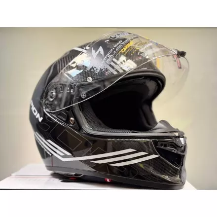 Мотошлем Scorpion Exo-1400 Evo II Carbon Air Reika, цвет Черный/Белый
