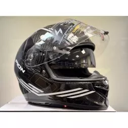 Мотошлем Scorpion Exo-1400 Evo II Carbon Air Reika, цвет Черный/Белый