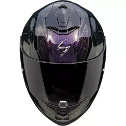 Мотошлем Scorpion Exo-1400 Evo II Fantasy, цвет Черный/Хамелеон