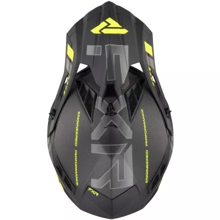 Шлем FXR Helium Carbon Hi Vis/Charcoal Quick Release