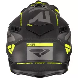 Шлем FXR Helium Carbon Hi Vis/Charcoal Quick Release