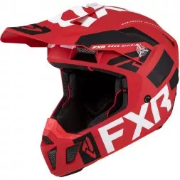 Шлем FXR Clutch Evo LE Red/White/Black D-ring