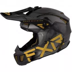Шлем FXR Clutch Smoke Gold D-ring
