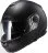 Мотошлем LS2 FF325 Strobe Electric SNOW Solid снегоходный черный матовый