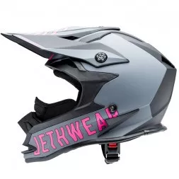 Шлем Jethwear Phase Black Grey Pink