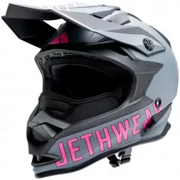 Шлем Jethwear Phase Black Grey Pink