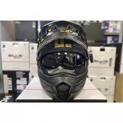 Шлем FXR Maverick X Black/Gold с подогревом 