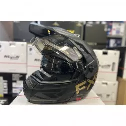 Шлем FXR Maverick X Black/Gold с подогревом 