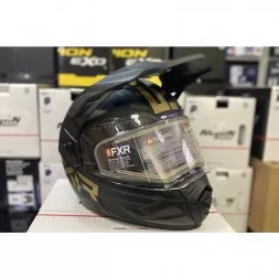 Шлем FXR Maverick X Black/Gold с подогревом 