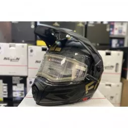 Шлем FXR Maverick X Black/Gold с подогревом 