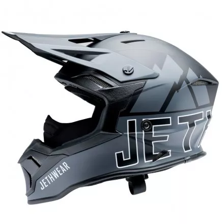 Шлем Jethwear Mile Black Grey