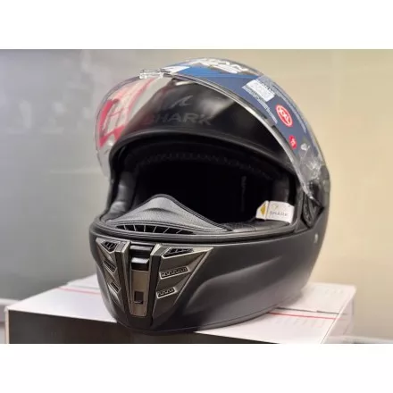 Мотошлем Shark Spartan Rs Blank, цвет Черный Матовый