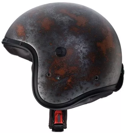 Мотошлем Caberg Jet Freeride Rusty, цвет Серебристый Матовый/Коричневый Матовый