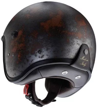 Мотошлем Caberg Jet Freeride Rusty, цвет Серебристый Матовый/Коричневый Матовый