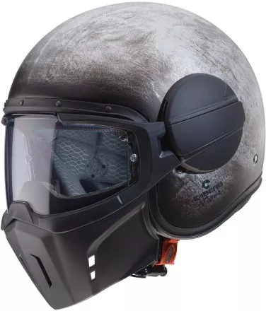 Мотошлем Caberg Jet Ghost Iron, цвет Серый Матовый/Черный Матовый