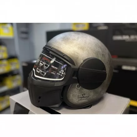 Мотошлем Caberg Jet Ghost Iron, цвет Серый Матовый/Черный Матовый