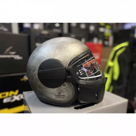 Мотошлем Caberg Jet Ghost Iron, цвет Серый Матовый/Черный Матовый