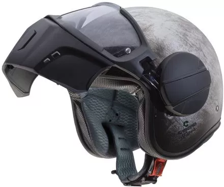 Мотошлем Caberg Jet Ghost Iron, цвет Серый Матовый/Черный Матовый