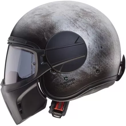 Мотошлем Caberg Jet Ghost Iron, цвет Серый Матовый/Черный Матовый
