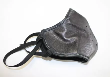Маска кожаная Baruffaldi Hector Tic Face Mask Black