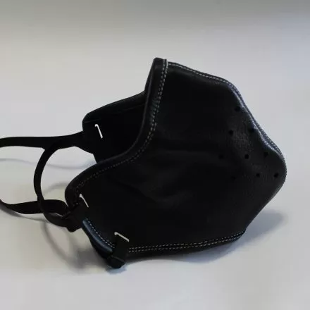 Маска кожаная Baruffaldi Hector Tic Face Mask Black
