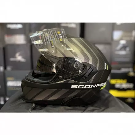 Мотошлем Scorpion Exo-520 Air Shade, цвет Черный Матовый/Серый