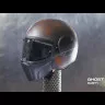 Мотошлем Caberg Jet Ghost Rusty, цвет Серебристый Матовый/Коричневый Матовый