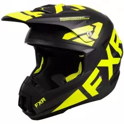 Шлем FXR Torque Team Black Hi Vis Quick Release