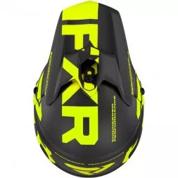Шлем FXR Torque Team Black Hi Vis Quick Release