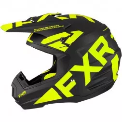 Шлем FXR Torque Team Black Hi Vis Quick Release