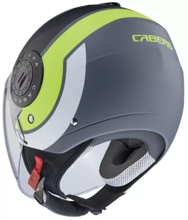 Мотошлем Caberg Riviera V3 Sway, цвет Антрацит/Черный Матовый/Желтый 