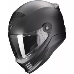 Мотошлем Scorpion Exo Covert-FX Solid, цвет Черный матовый 