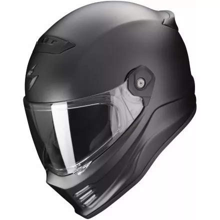 Мотошлем Scorpion Exo Covert-FX Solid, цвет Черный матовый 