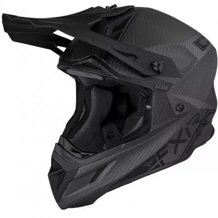 Шлем FXR Helium Carbon Black Auto Buckle