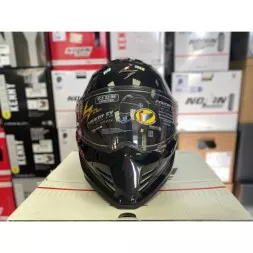 Мотошлем Scorpion Exo Covert-FX Solid, цвет Черный 