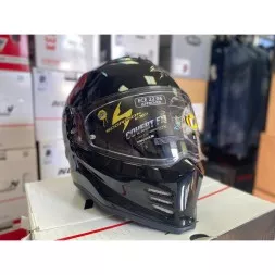 Мотошлем Scorpion Exo Covert-FX Solid, цвет Черный 