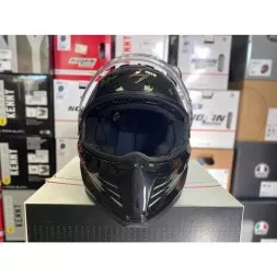 Мотошлем Scorpion Exo Covert-FX Solid, цвет Черный 