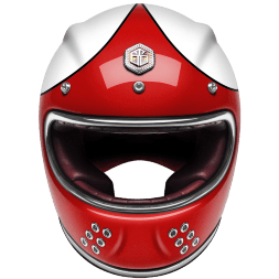 Мотошлем Guang Full Face Speedrun V.1 (Red &amp; White)