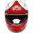 Мотошлем Guang Full Face Speedrun V.1 (Red &amp; White)