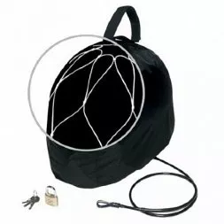 Сумка для мотошлема с тросом PacSafe Lidsafe PH000BK