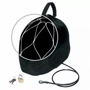Сумка для мотошлема с тросом PacSafe Lidsafe PH000BK