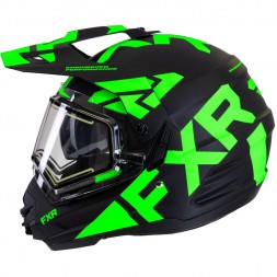 Шлем FXR Torque X Team Blk/Lime с подогревом  