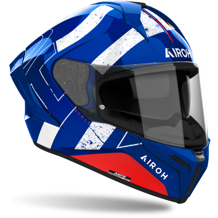 Мотошлем AIROH Matryx Scope Blue/Red Gloss