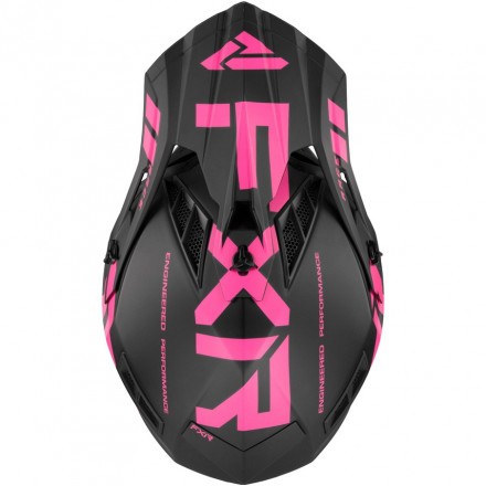 Шлем FXR Helium Race Div Black/Elec Pink D-ring