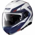 Мотошлем Nolan N100-5 Plus Milestone N-Com 057, White/Blue