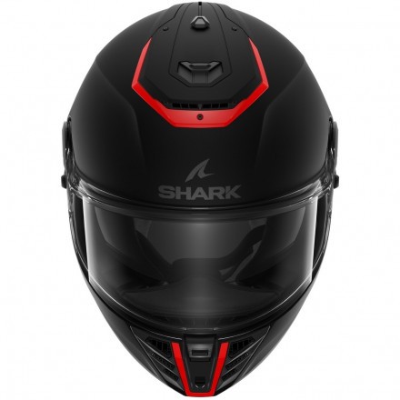 Мотошлем Shark Spartan Rs Blank, цвет черный Матовый/Красный