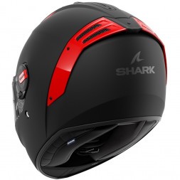 Мотошлем Shark Spartan Rs Blank, цвет черный Матовый/Красный