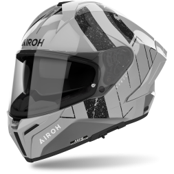 Мотошлем AIROH Matryx Scope Light Grey Gloss