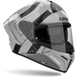 Мотошлем AIROH Matryx Scope Light Grey Gloss