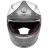 Мотошлем Guang Full Face Speedrun V.1 (Silver &amp; White)